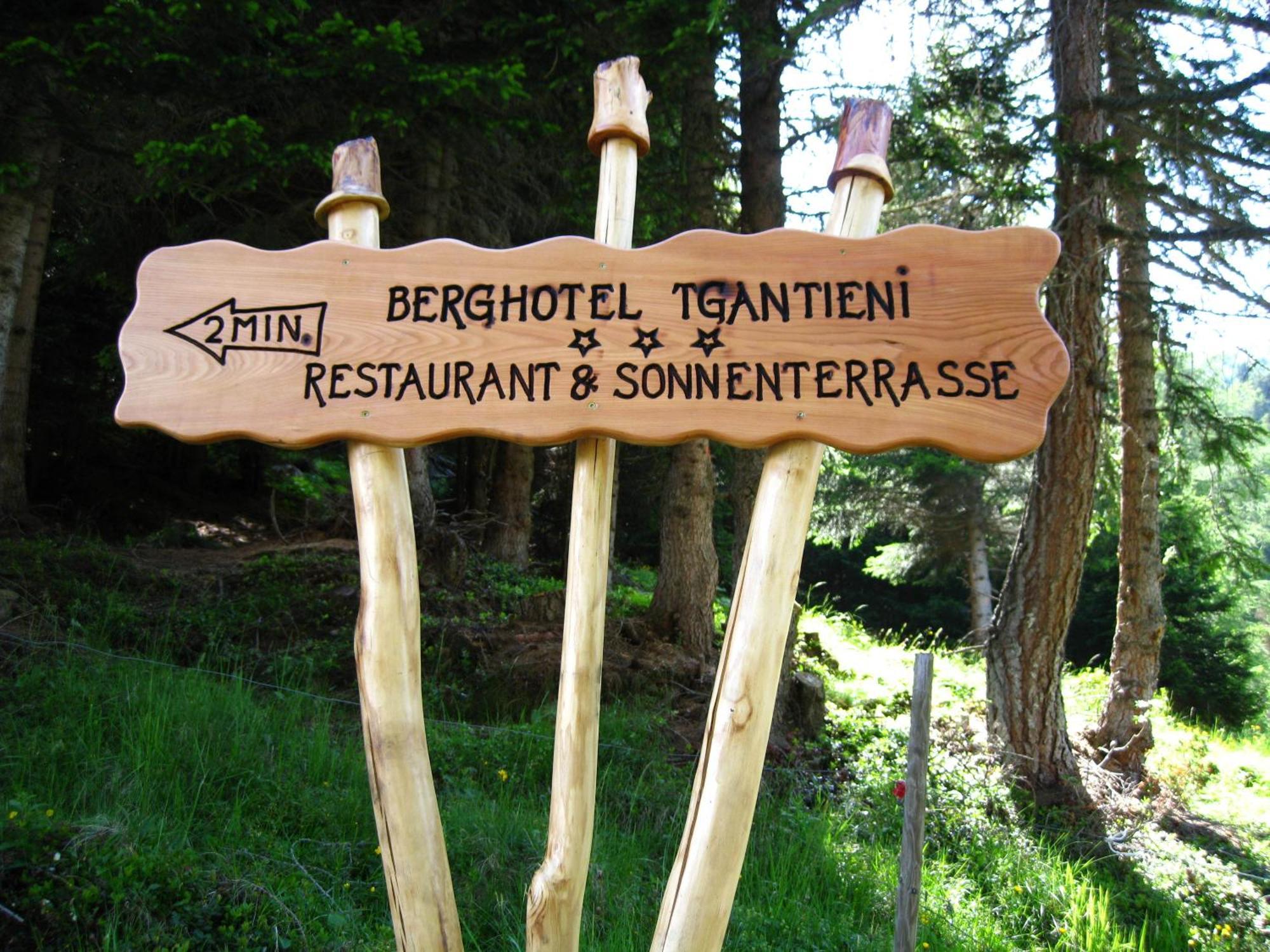 Berghotel Tgantieni Лензерхайде Екстериор снимка